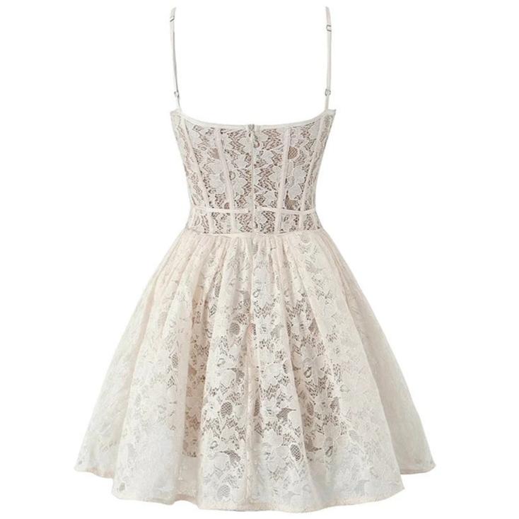 Robe Corset Moderne Coupe Courte Dos Nu