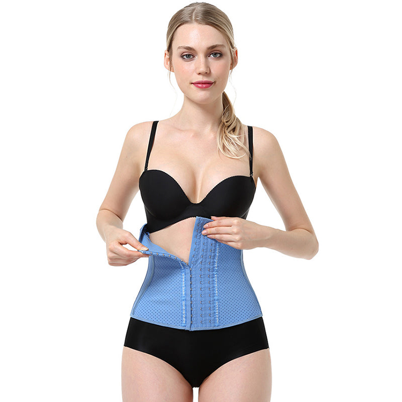 Corset Minceur Invisible en Latex (Bleu)