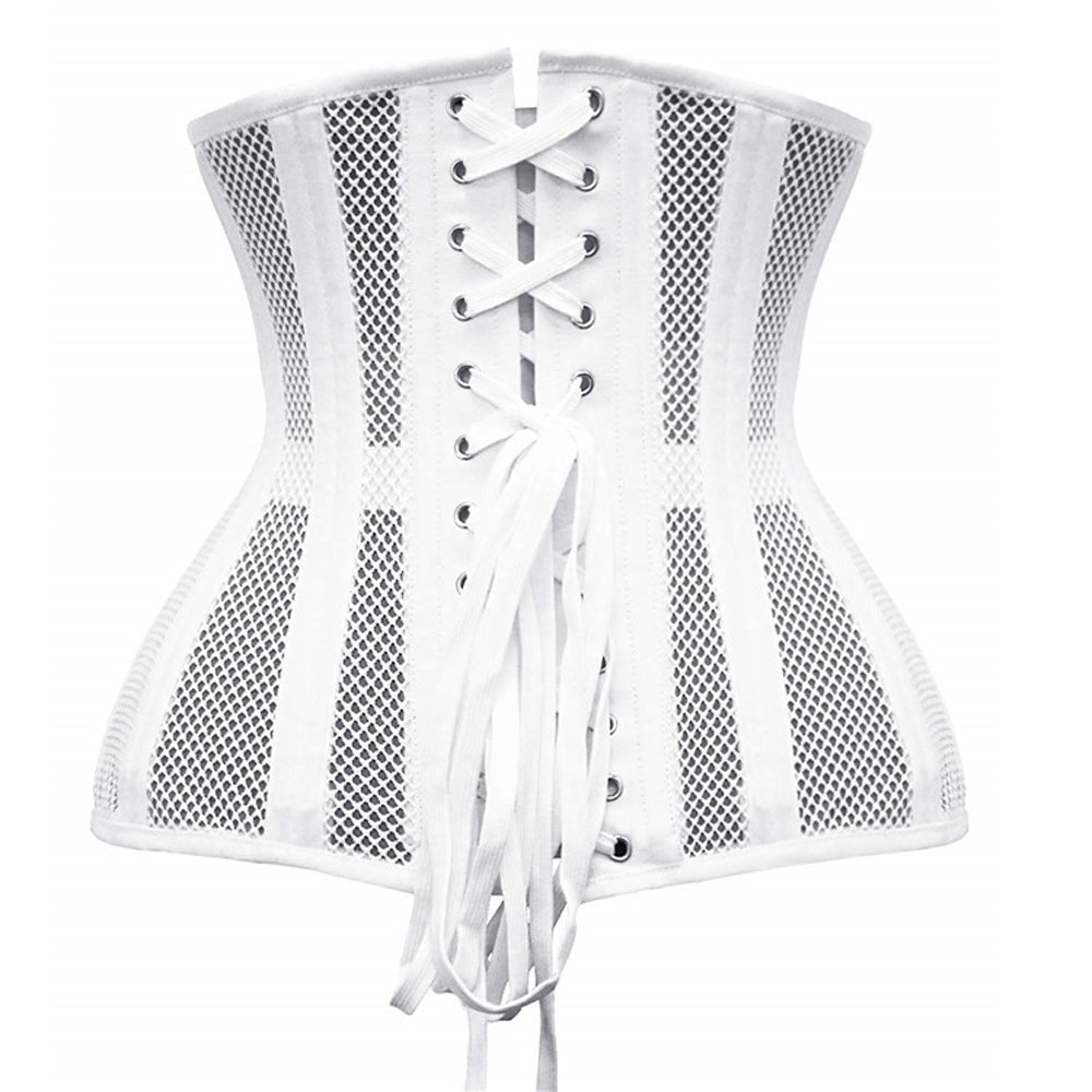 Corset Underbust En Acier Desosse Dahlia, underbust corset halter neck bodysuit