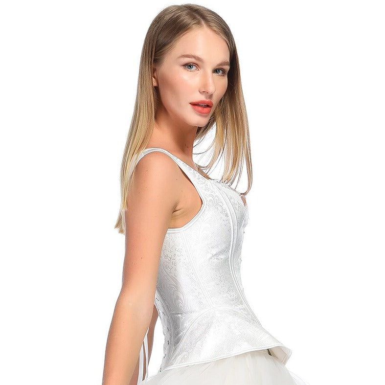 Corset Gothique À Bretelles Et Lacets Itzel