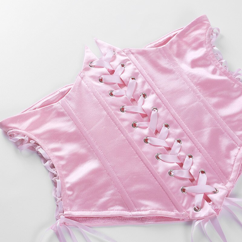 Corset Underbust Gothique À Lacets Holland, underbust corset français