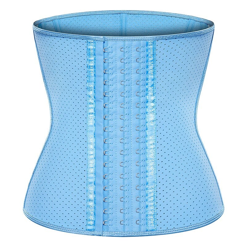 Corset Minceur Invisible en Latex (Bleu), corset minceur zip