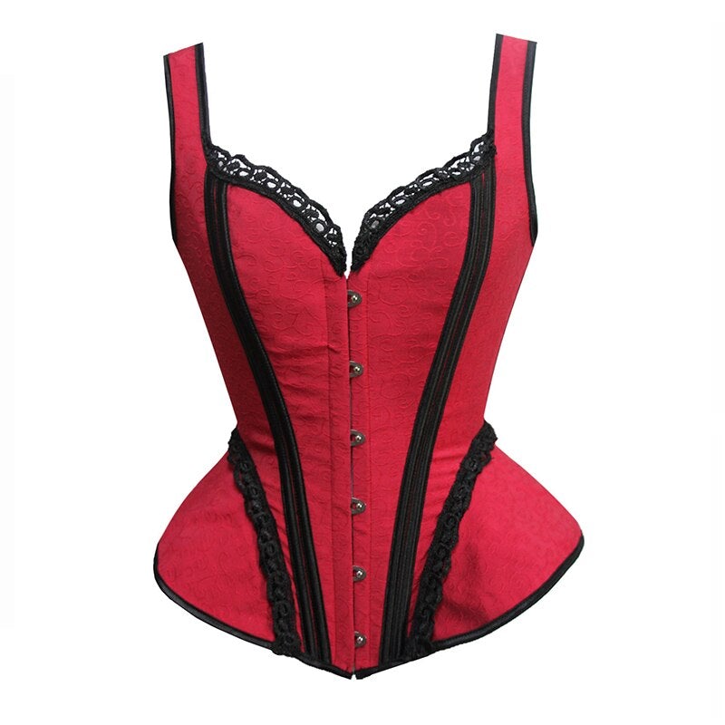 Corset Gothique À Bretelles Et Lacets Ryleigh, corset gothique souple