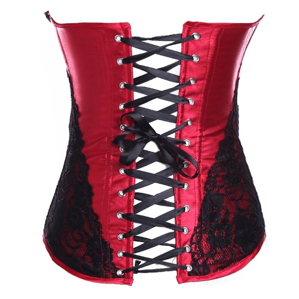 Corset Rouge Corbeille Avec Porte-Jarretelles Renata, corset porte-jarretelles