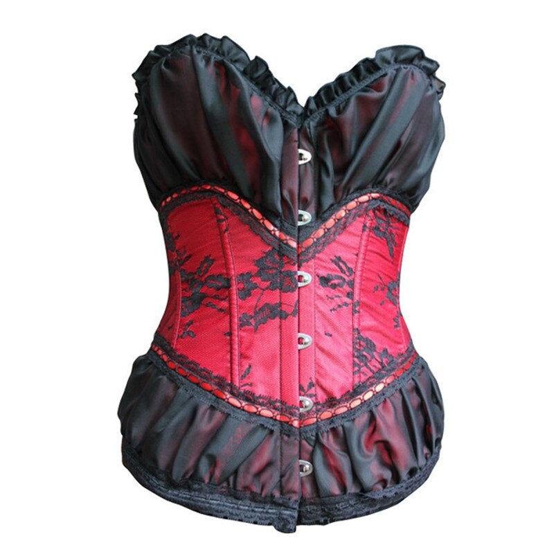 Corset Serre-Taille Sexy Avec Porte-Jarretelles Mikaela, corset porte-jarretelles