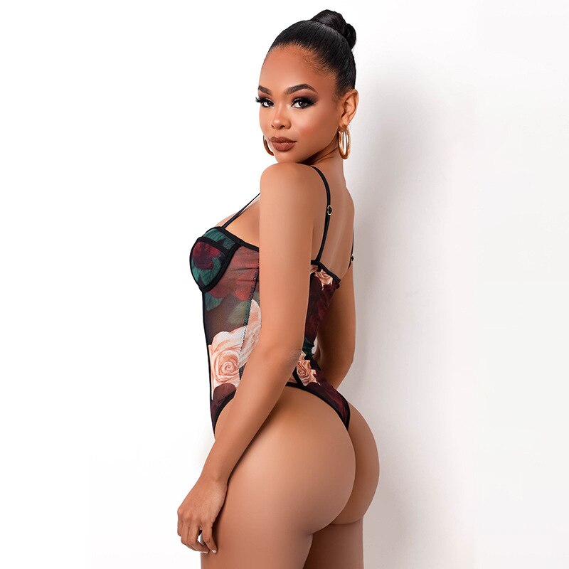 Top Corset Fleuri Pour Femme Mina (Body), corset femme à fleurs