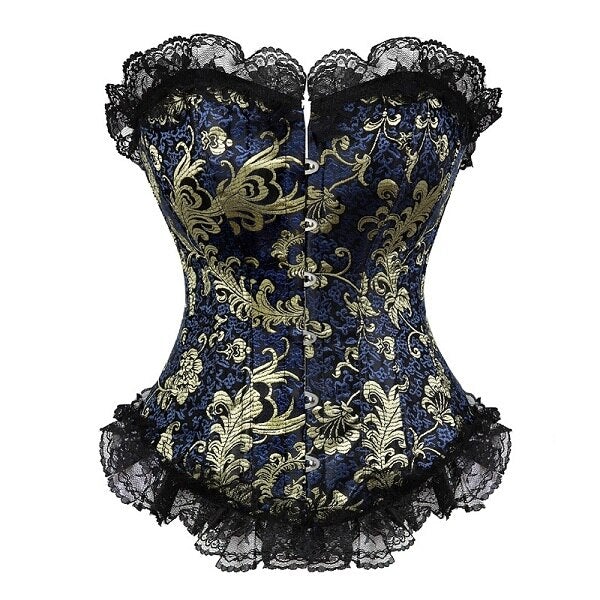 Corset Gothique Sexy Grande Taille Heidi, corset gothique dentelle