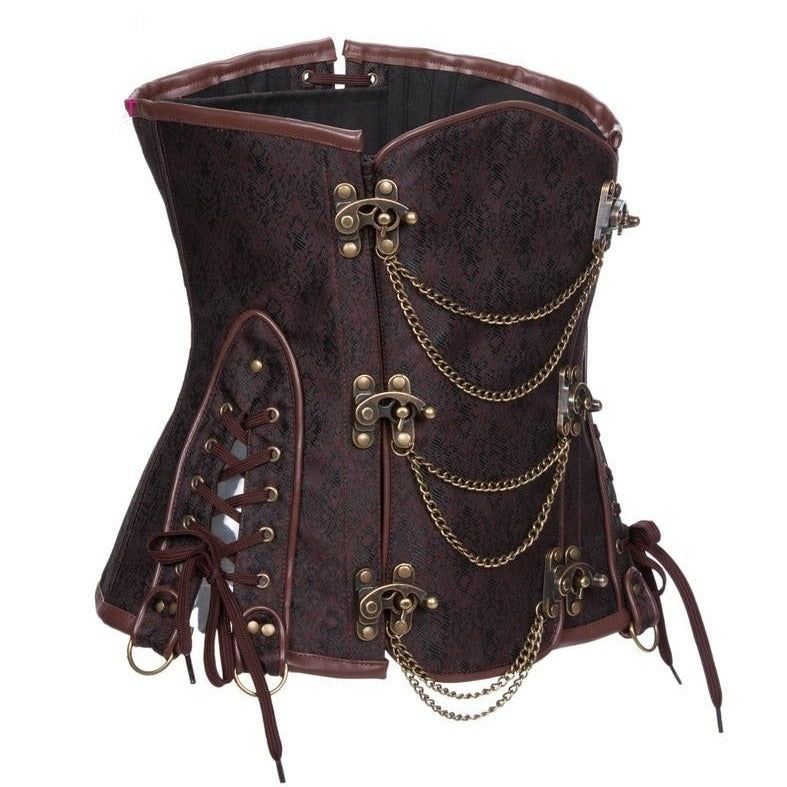 Corset Steampunk Underbust Grande Taille Clara, steampunk corset xxl