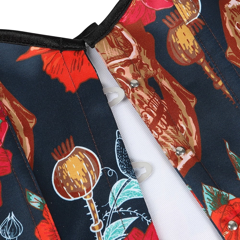 Corset Bustier Steampunk Style Gothique Holly, steampunk corset xxl