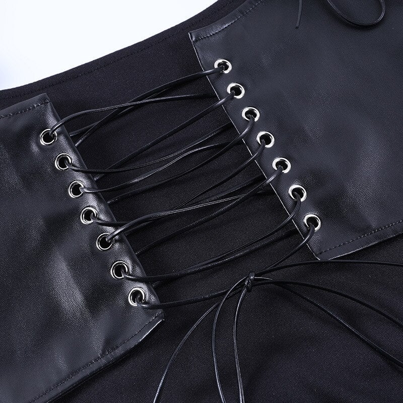 Corset Latex Court Avec Bretelles Angelina, corset de latex