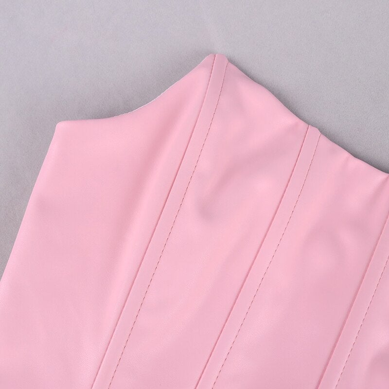 Corset Bustier Pour Femme En Latex Laila, corset belt latex