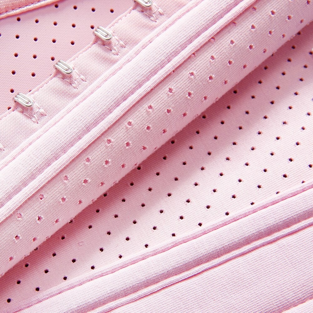 Corset Minceur Invisible en Latex (Rose), corset minceur 100 latex