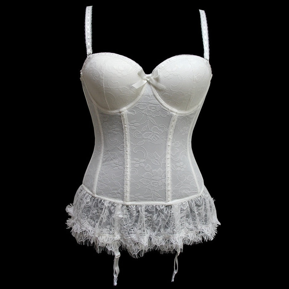 Corset Guêpière En Dentelle Avec Porte-Jarretelles Kaylee, corset porte-jarretelles