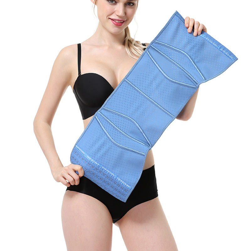 Corset Minceur Invisible en Latex (Bleu), corsaire minceur transpiration