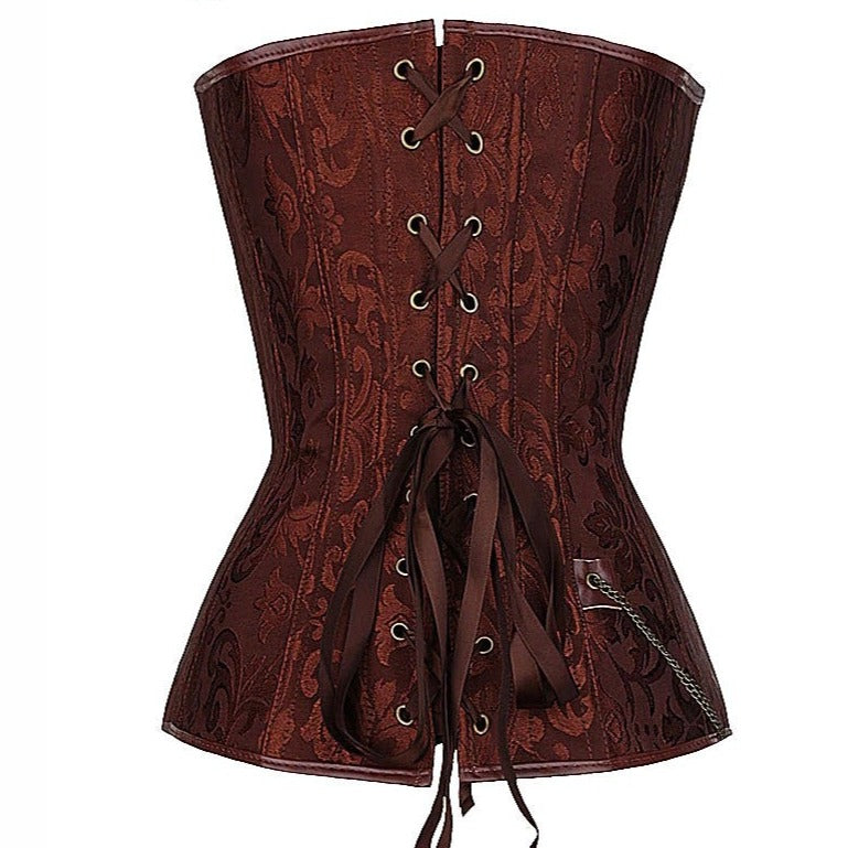 Corset Steampunk Grande Taille Braelyn, corset steampunk femme