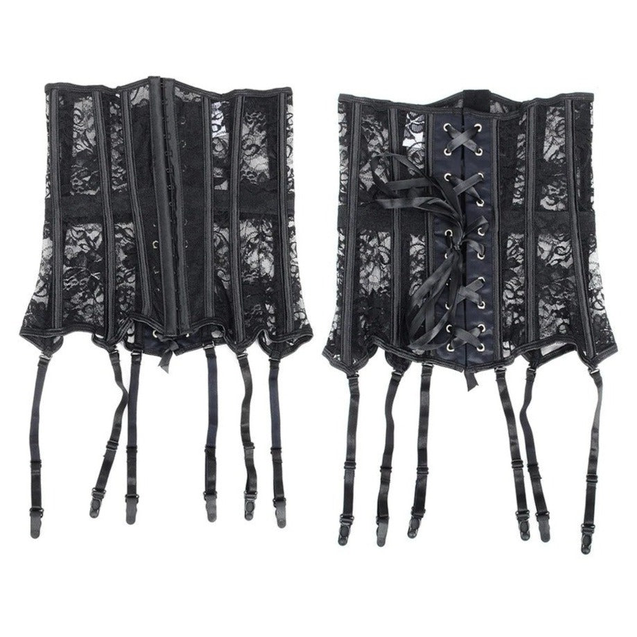 Corset Sexy Underbust Avec Porte-Jarretelles