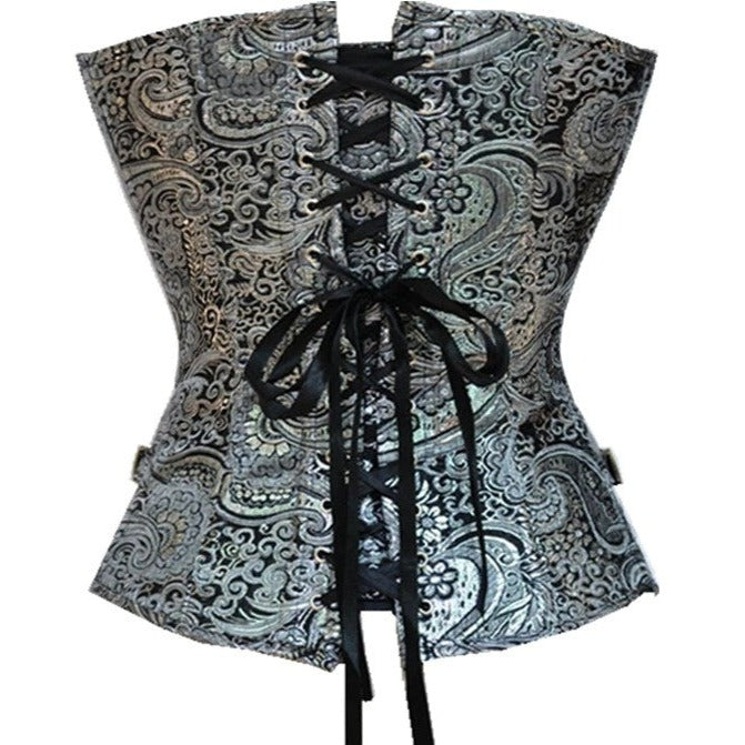 Corset Bustier Steampunk Emma, robe corset steampunk
