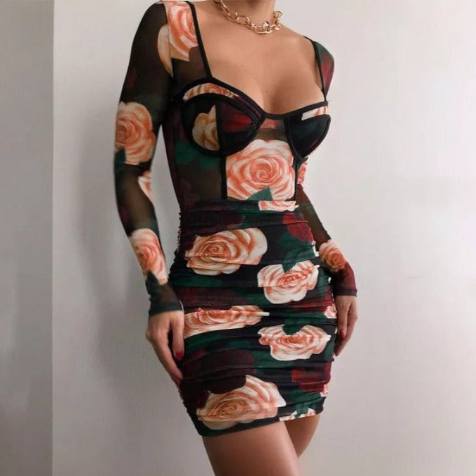 Top Corset Fleuri Pour Femme Clementine, top corset en maille