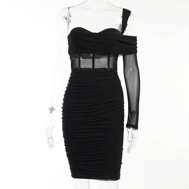 Robe Corset Chic Et Moulante Noire, robe corset et ceinture
