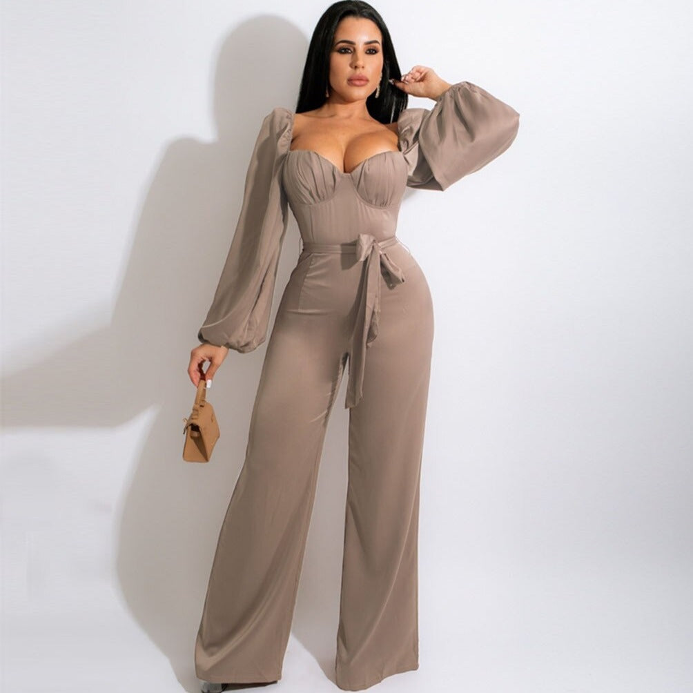 Combinaison Pantalon Bustier Champagne