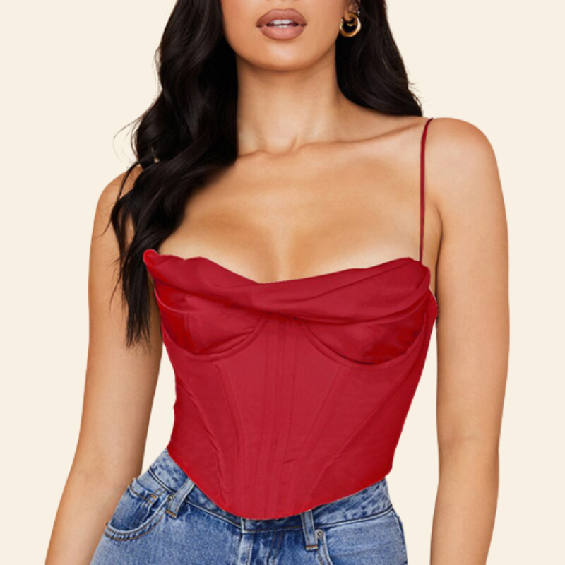 Top Corset Élégant Avec Fines Bretelles Wren