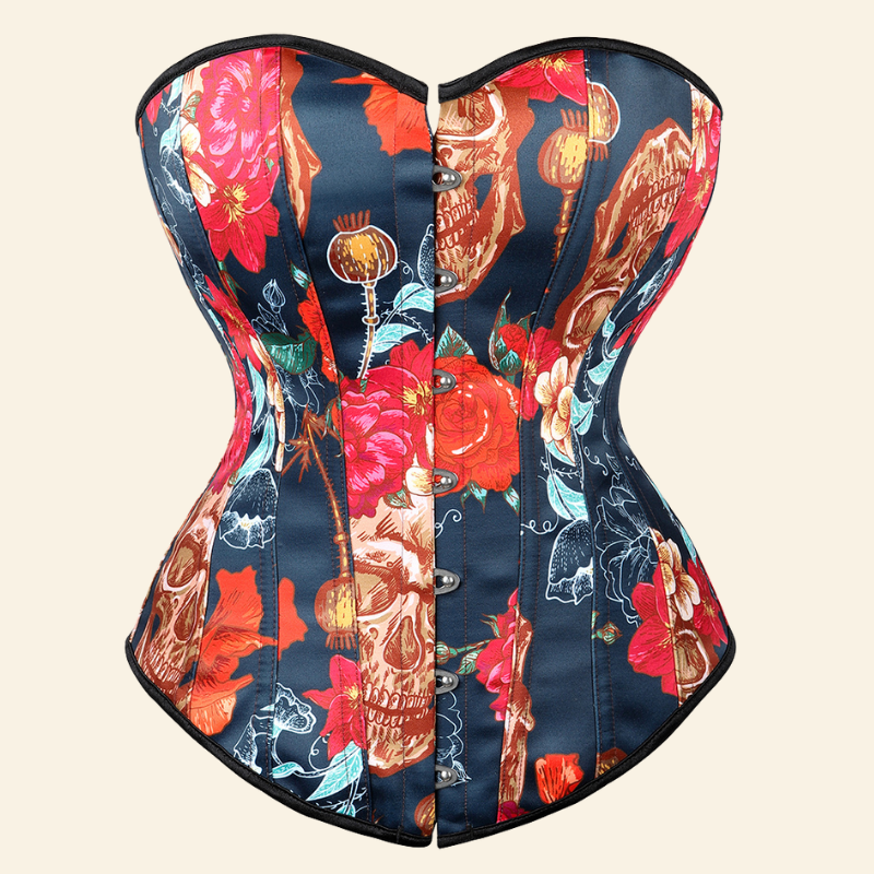 Corset Bustier Steampunk Style Gothique Holly, corset cuir steampunk