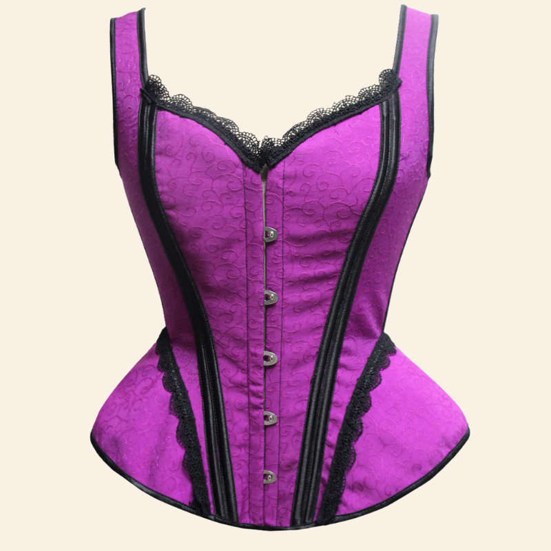 Corset Gothique À Bretelles Et Lacets Kate, corset gothique dentelle