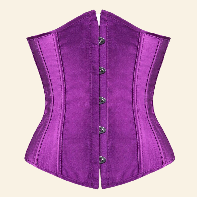 Corset Underbust Gothique Taille De Guêpe Violet