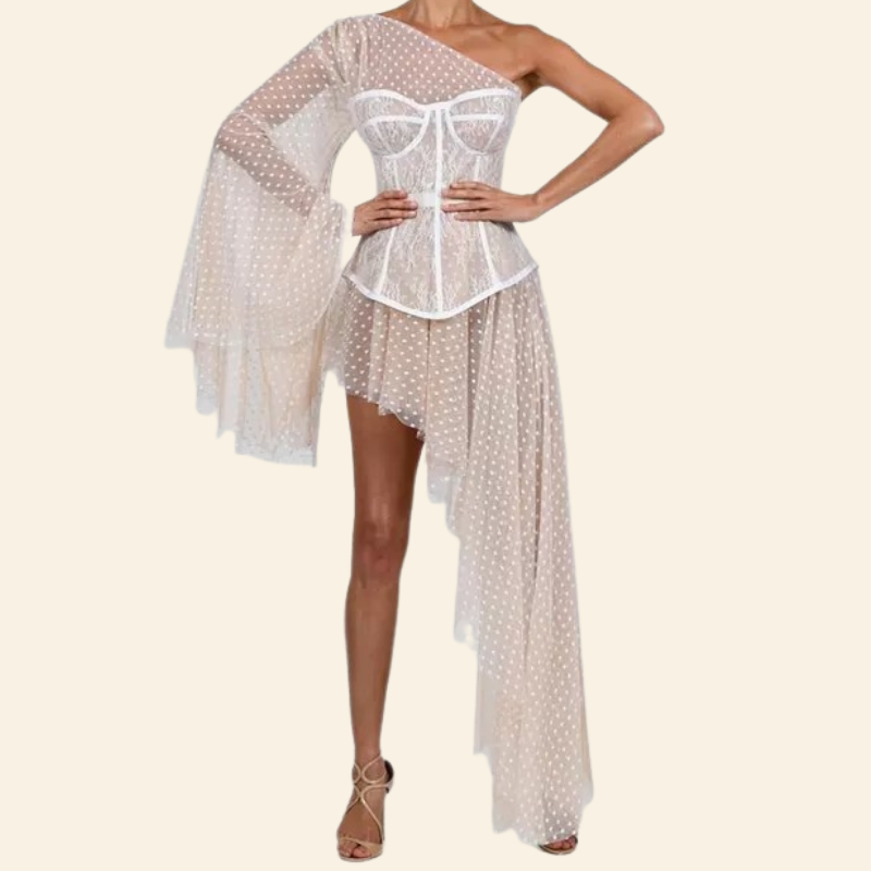 Robe Chic Avec Corset Integre Norah, que mettre sous une robe corset