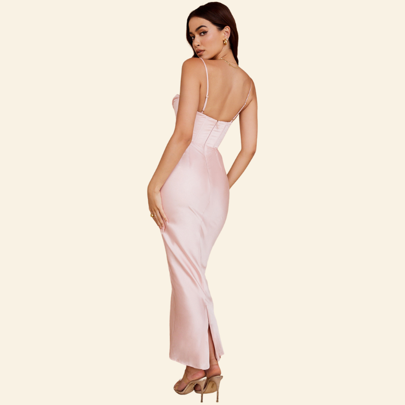 Robe Corset Longue Cocktail Alma, robe soirée fille