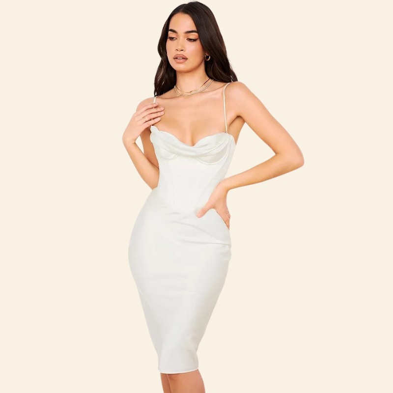 Robe Corset Longue Cocktail Noelle