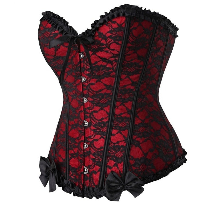 Corset Gothique Bustier En Dentelle Royalty,  corset gothique dentelle
