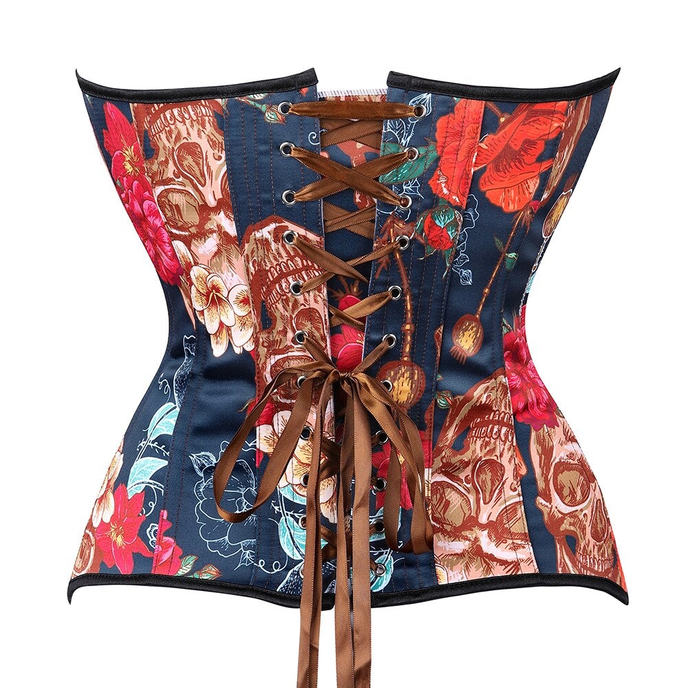 Corset Bustier Steampunk Style Gothique Holly,  steampunk corset xxl