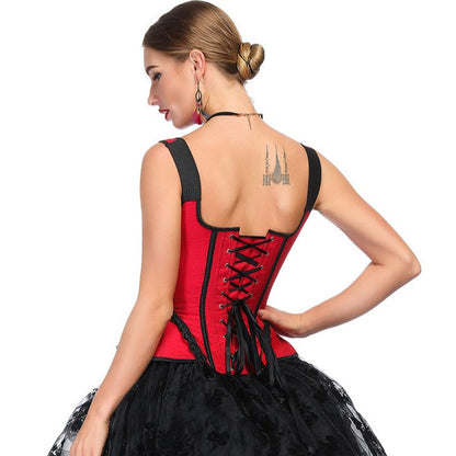 Corset Gothique À Bretelles Et Lacets Ryleigh, corset vintage gothique