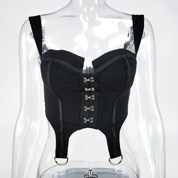 Corset Sexy Court à Bretelles Jena, corset femme noel