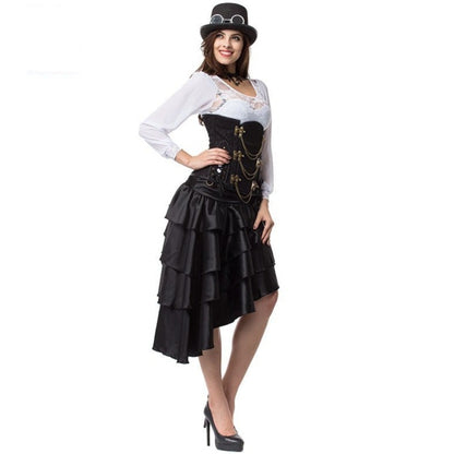 Corset Steampunk Underbust Grande Taille Genevieve, corset steampunk boutique