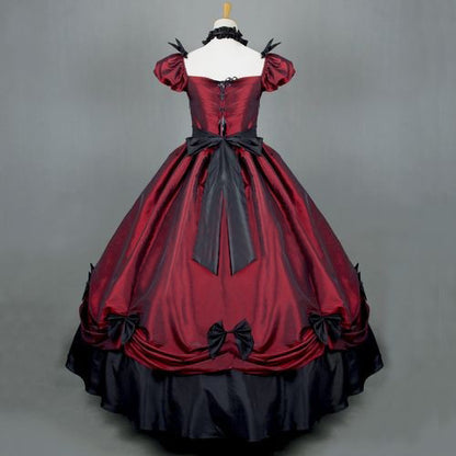 Robe Corset Vintage Renaissance Whitley / robe corset noir tulle