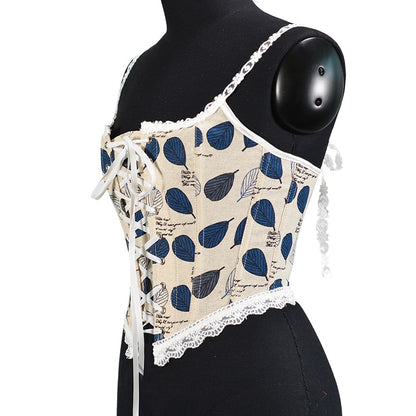 Corset Ancien de Style Renaissance à Lacets, corset traditionnel