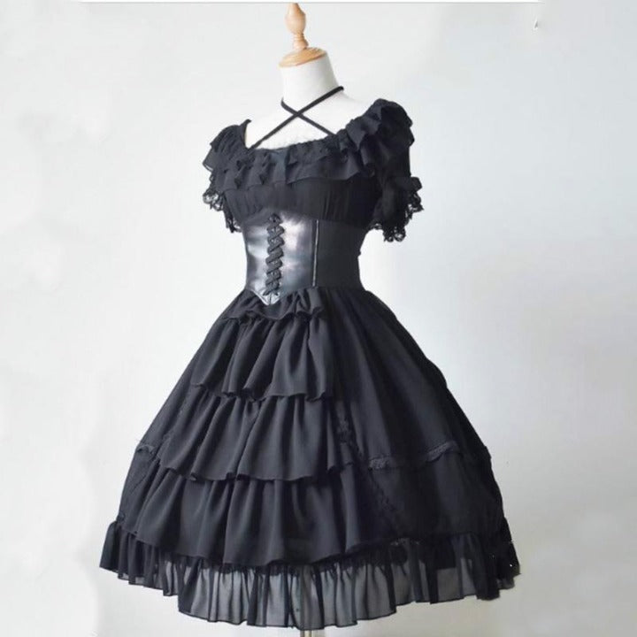 Robe Avec Corset Gothique Ansley / robe empire corset