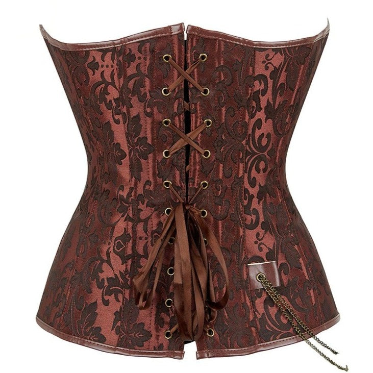 Corset Steampunk Grande Taille Itzayana, corset fashion steampunk