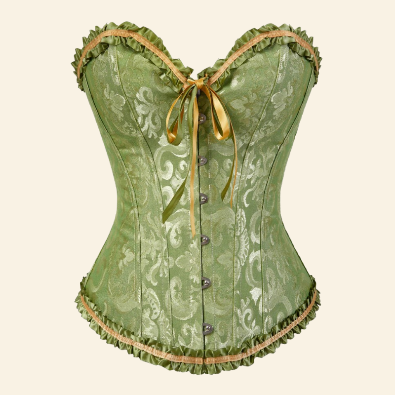 Corset Sexy Vert Carmen, corset femme habillé