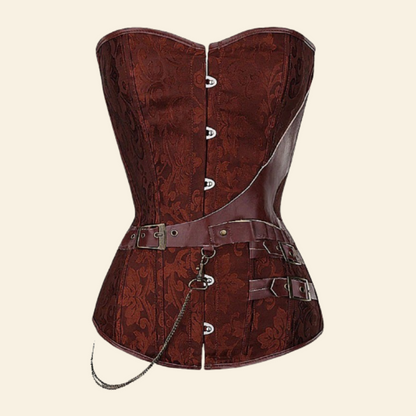 Corset Steampunk Grande Taille Braelyn, steampunk corset xxl